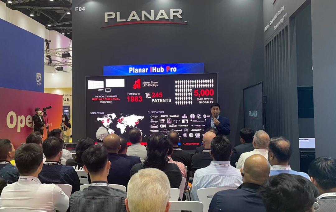 InfoComm Asia | 米蘭Planar全球首發第四代Micro LED智能一體機